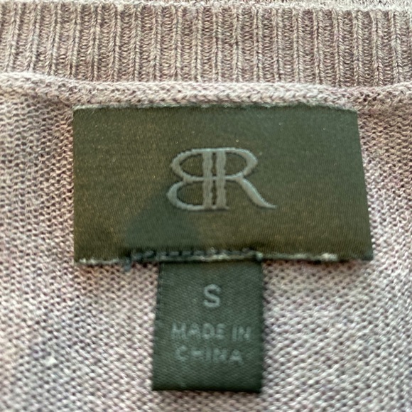BANANA REPUBLIC MONOGRAM PURPLE SILK CASHMERE CARDIGAN SIZE S NWOTS! - Picture 14 of 14